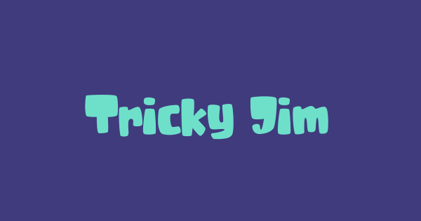 Tricky Jimmy font thumbnail